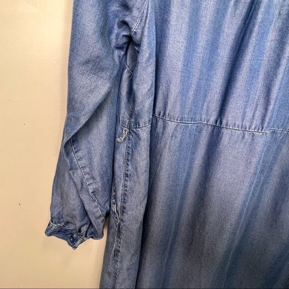 Pennington’s Long-Sleeve Shirt Dress Missing Belt Size 18 - Picture 7 of 10